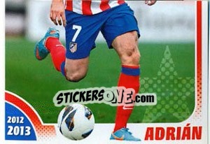 Sticker Adrián López - Atletico de Madrid 2012-2013 - Panini