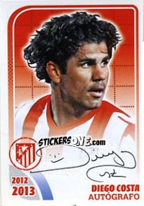 Sticker Diego Costa - Atletico de Madrid 2012-2013 - Panini