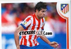 Sticker Diego Costa - Atletico de Madrid 2012-2013 n. 156 - Panini