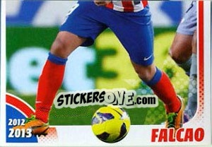 Sticker Falcao - Atletico de Madrid 2012-2013 n. 161 - Panini