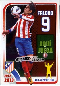 Sticker Falcao - Atletico de Madrid 2012-2013 n. 163 - Panini