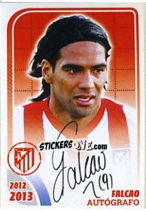 Sticker Falcao - Atletico de Madrid 2012-2013 n. 164 - Panini