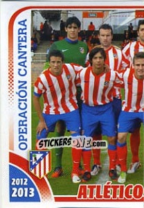 Sticker Atletico De Madrid B - Atletico de Madrid 2012-2013 - Panini