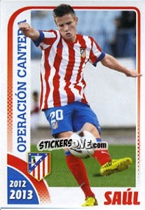 Figurina Saul - Atletico de Madrid 2012-2013 - Panini