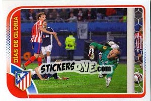 Cromo Dias De Gloria - Atletico de Madrid 2012-2013 - Panini