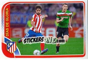 Sticker Dias De Gloria (Diego Ribas) - Atletico de Madrid 2012-2013 n. 182 - Panini