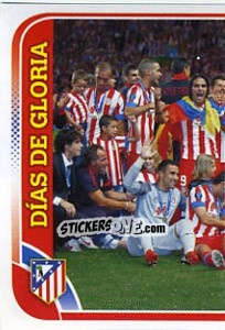 Sticker Dias De Gloria - Atletico de Madrid 2012-2013 n. 186 - Panini