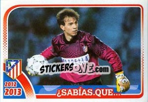 Sticker Abel Resino - Atletico de Madrid 2012-2013 n. 190 - Panini