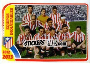 Sticker Equipos Inolvidables - Atletico de Madrid 2012-2013 n. 194 - Panini