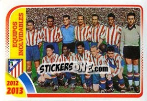 Sticker Equipos Inolvidables - Atletico de Madrid 2012-2013 - Panini