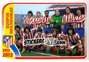 Sticker Equipos Inolvidables - Atletico de Madrid 2012-2013 n. 197 - Panini