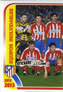 Sticker Equipos Inolvidables - Atletico de Madrid 2012-2013 - Panini