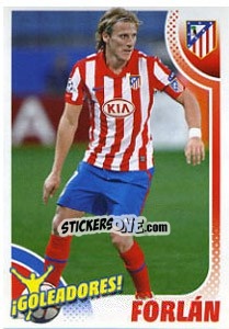 Sticker Forlan - Atletico de Madrid 2012-2013 n. 205 - Panini