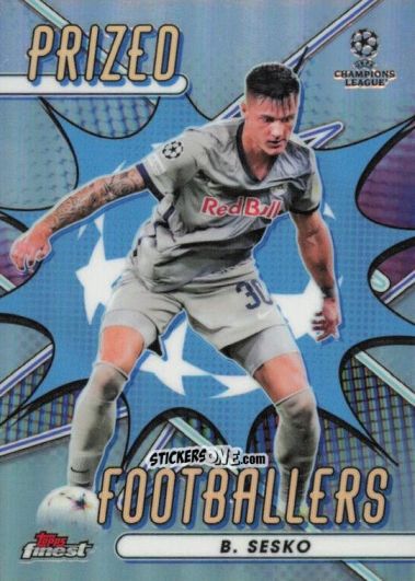 Cromo Benjamin Sesko - Finest UEFA Champions League & Europa League 2022-2023
 n. PF-12 - Topps