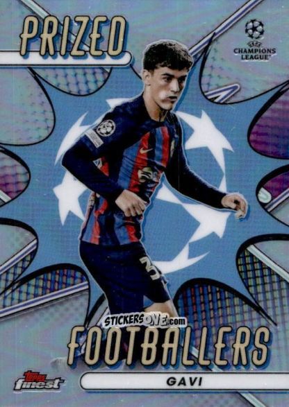 Cromo Gavi - Finest UEFA Champions League & Europa League 2022-2023
 n. PF-6 - Topps