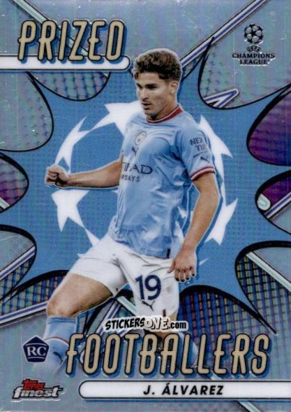Cromo Julian Alvarez - Finest UEFA Champions League & Europa League 2022-2023
 n. PF-16 - Topps