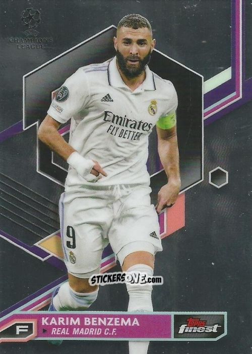Figurina Karim Benzema - Finest UEFA Champions League & Europa League 2022-2023
 n. 5 - Topps