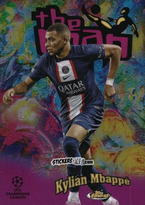 Figurina Kylian Mbappe - Finest UEFA Champions League & Europa League 2022-2023
 n. FTM-8 - Topps