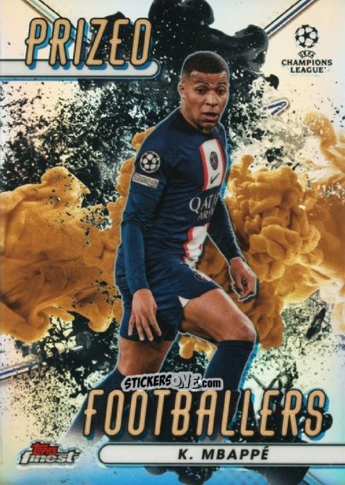 Figurina Kylian Mbappe - Finest UEFA Champions League & Europa League 2022-2023
 n. PFF-17 - Topps