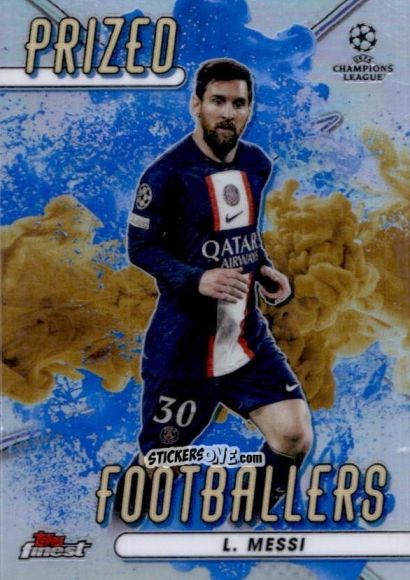 Figurina Lionel Messi - Finest UEFA Champions League & Europa League 2022-2023
 n. PFF-9 - Topps