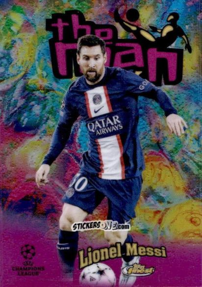 Figurina Lionel Messi - Finest UEFA Champions League & Europa League 2022-2023
 n. FTM-9 - Topps