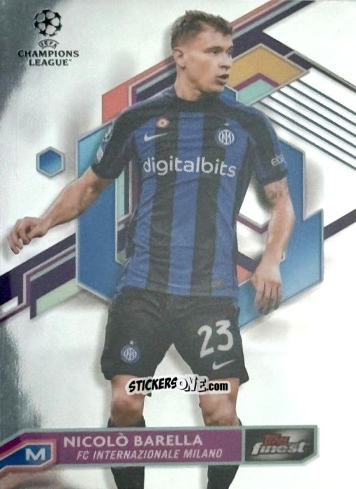 Cromo Nicolo Barella - Finest UEFA Champions League & Europa League 2022-2023
 n. 23 - Topps