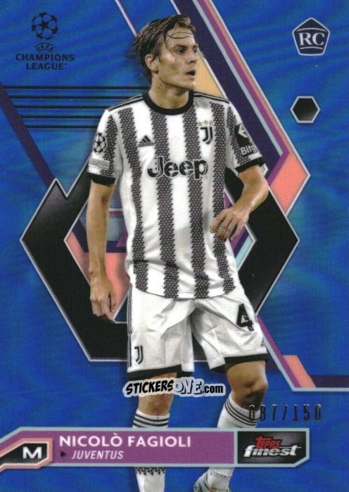 Figurina Nicolo Fagioli - Finest UEFA Champions League & Europa League 2022-2023
 n. 84 - Topps