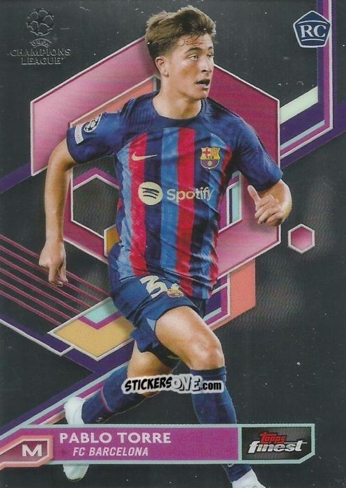 Figurina Pablo Torre - Finest UEFA Champions League & Europa League 2022-2023
 n. 94 - Topps