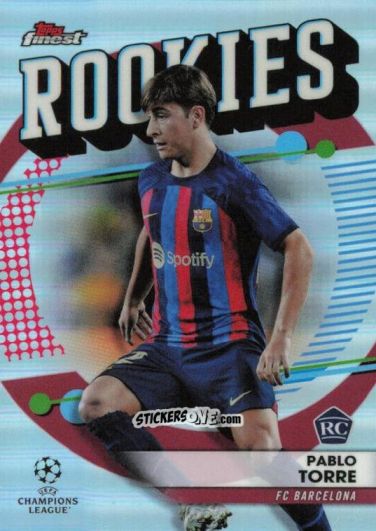 Cromo Pablo Torre - Finest UEFA Champions League & Europa League 2022-2023
 n. FR-10 - Topps