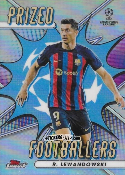 Figurina Robert Lewandowski - Finest UEFA Champions League & Europa League 2022-2023
 n. PF-7 - Topps