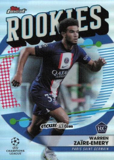 Cromo Warren Zaire-Emery - Finest UEFA Champions League & Europa League 2022-2023
 n. FR-7 - Topps
