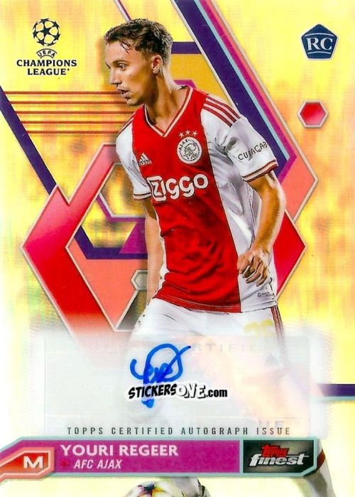Sticker Youri Regeer