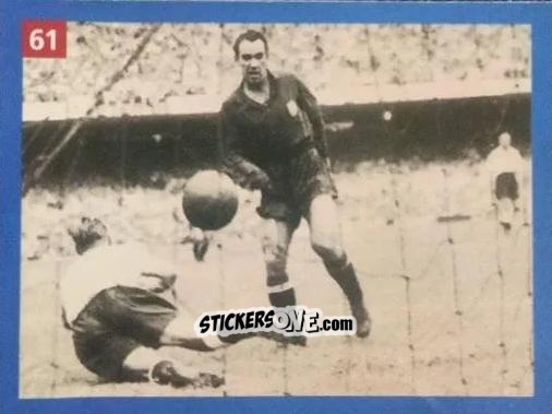 Cromo Gol de Zarra a Inglaterra en 1950 - Las Estrellas del Mundo 1994
 n. 61 - EL MUNDO DEPORTIVO
