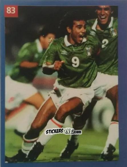Sticker Hugo Sánchez - Las Estrellas del Mundo 1994
 n. 83 - EL MUNDO DEPORTIVO