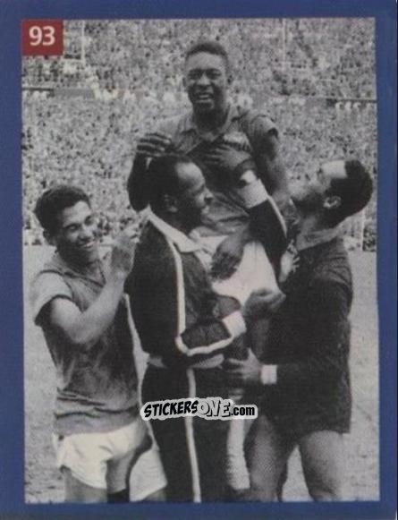 Sticker Joven Pelé Campeón 1958 y 1962 - Las Estrellas del Mundo 1994
 n. 93 - EL MUNDO DEPORTIVO