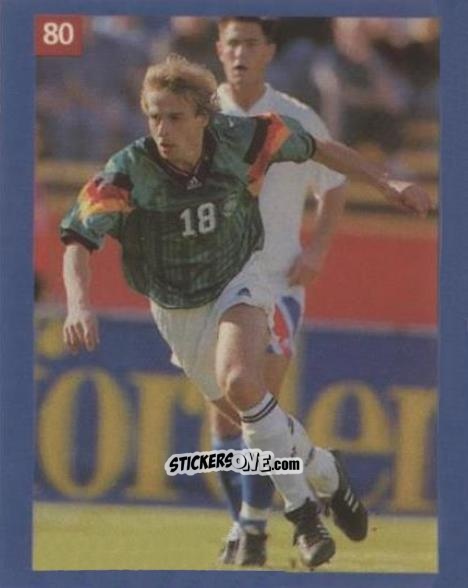 Sticker Jürgen Klinsmann - Las Estrellas del Mundo 1994
 n. 80 - EL MUNDO DEPORTIVO
