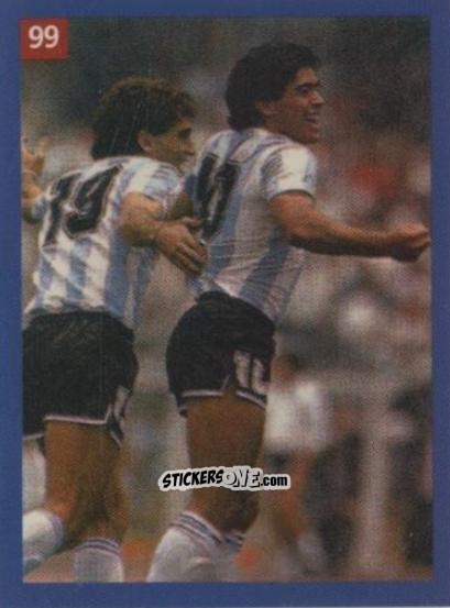 Sticker Maradona 1986 - Las Estrellas del Mundo 1994
 n. 99 - EL MUNDO DEPORTIVO