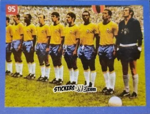 Cromo Selección De Brasil, 1970 - Las Estrellas del Mundo 1994
 n. 95 - EL MUNDO DEPORTIVO