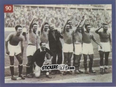 Sticker Selección e Italia 1934 y 1938 - Las Estrellas del Mundo 1994
 n. 90 - EL MUNDO DEPORTIVO