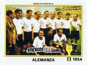 Sticker Alemania 1954 - World Cup Story 1998-2022 n. 48 - BOYCOL