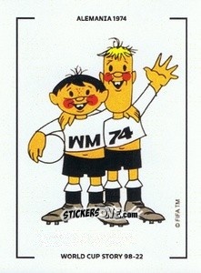 Sticker Alemania 1974 - World Cup Story 1998-2022 n. 26 - BOYCOL