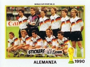 Sticker Alemania 1990 - World Cup Story 1998-2022 n. 66 - BOYCOL