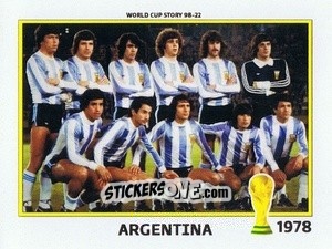 Sticker Argentina 1978 - World Cup Story 1998-2022 n. 60 - BOYCOL
