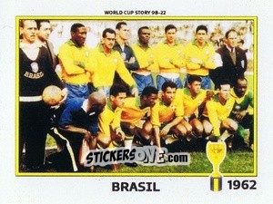 Sticker Brasil 1962 - World Cup Story 1998-2022 n. 52 - BOYCOL