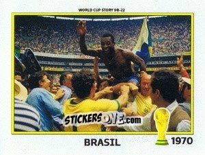 Sticker Brasil 1970 - World Cup Story 1998-2022 n. 56 - BOYCOL