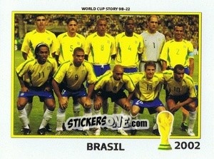 Sticker Brasil 2002 - World Cup Story 1998-2022 n. 72 - BOYCOL