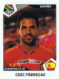 Sticker Cesc Fabregas - World Cup Story 1998-2022 n. 182 - BOYCOL