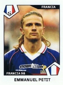 Sticker Emmanuel Petit - World Cup Story 1998-2022 n. 91 - BOYCOL