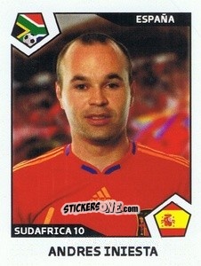 Sticker Iniesta - World Cup Story 1998-2022 n. 185 - BOYCOL