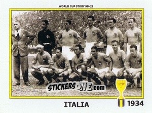 Sticker Italia 1934 - World Cup Story 1998-2022 n. 42 - BOYCOL